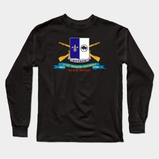 371st Infantry Regiment - Black Devils (V0) w Br - Ribbon Long Sleeve T-Shirt